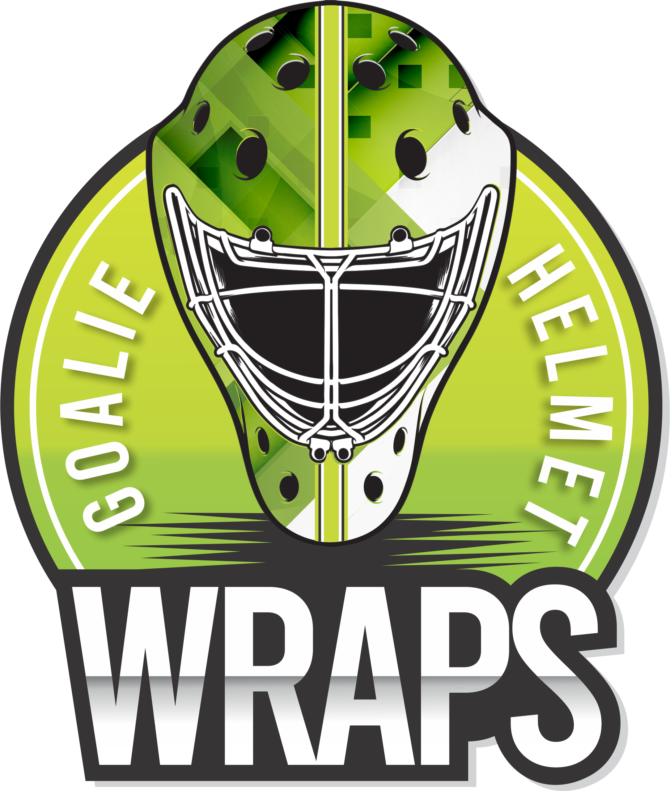 Goalie Helmet Wraps | Goaltender Vinyl Printed Helmet Wrap